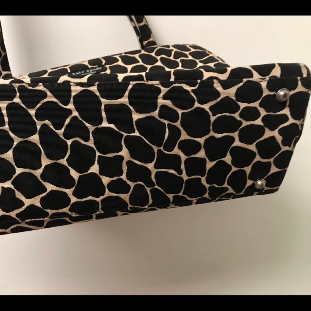Kate Spade giraffe print silk bag